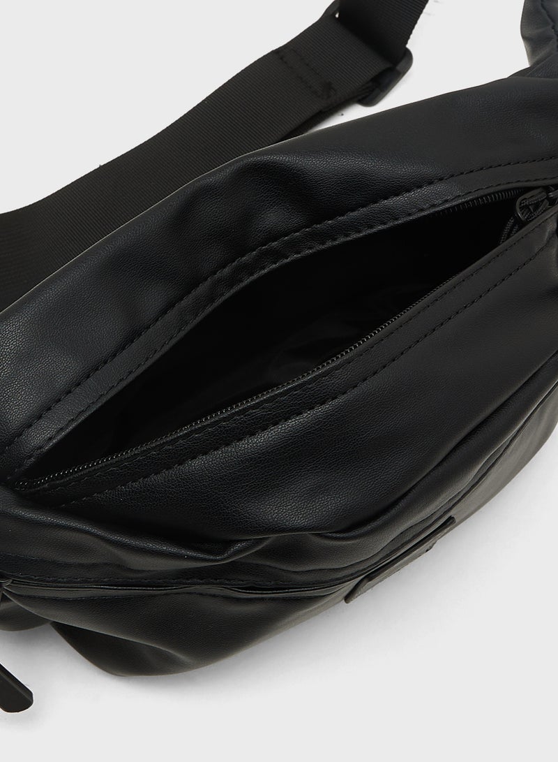 Robert Wood Casual Crossbody Waist Bag - Image 5