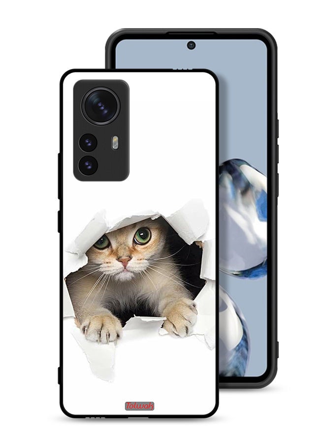 Tolwak Xiaomi 12 Protective Case Cover Cat Appearing - Image 1