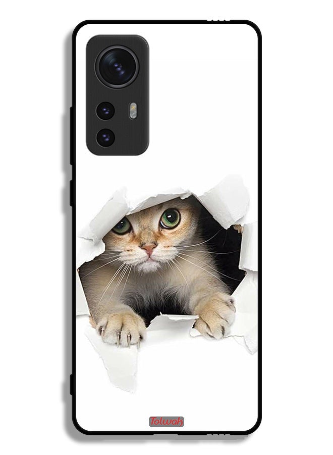 Tolwak Xiaomi 12 Protective Case Cover Cat Appearing - Image 2