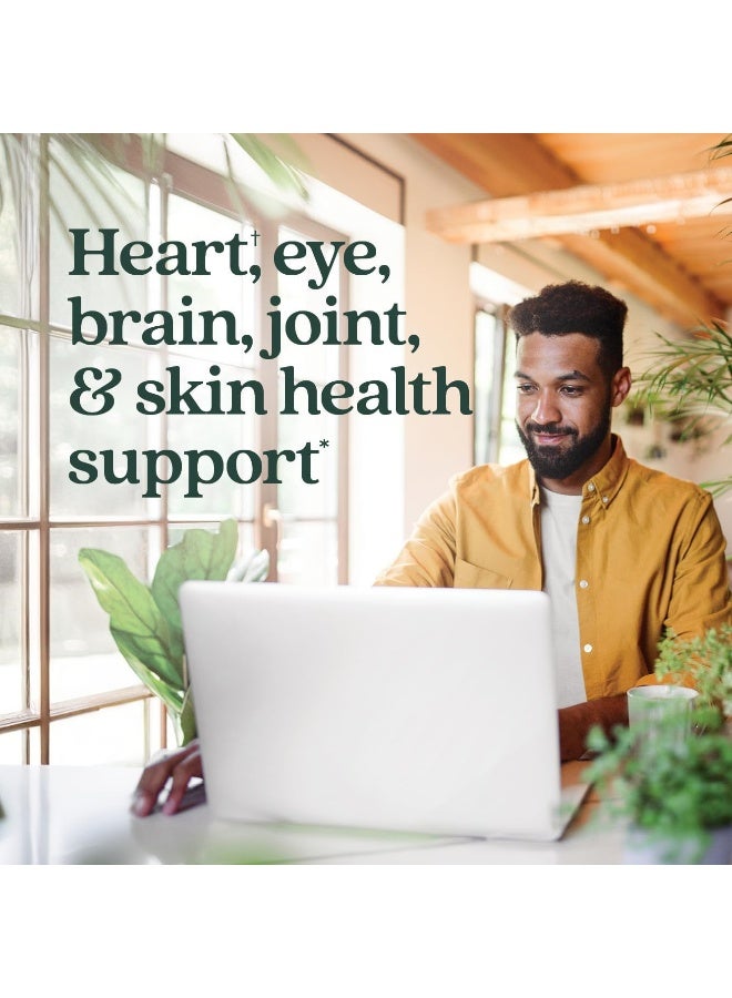 New Chapter Omega-3 Complex, Fish Oil Supplement Wild Alaskan Salmon For Heart, Brain, Eye, Joint & Skin Health Support - 30 Count - Image 2