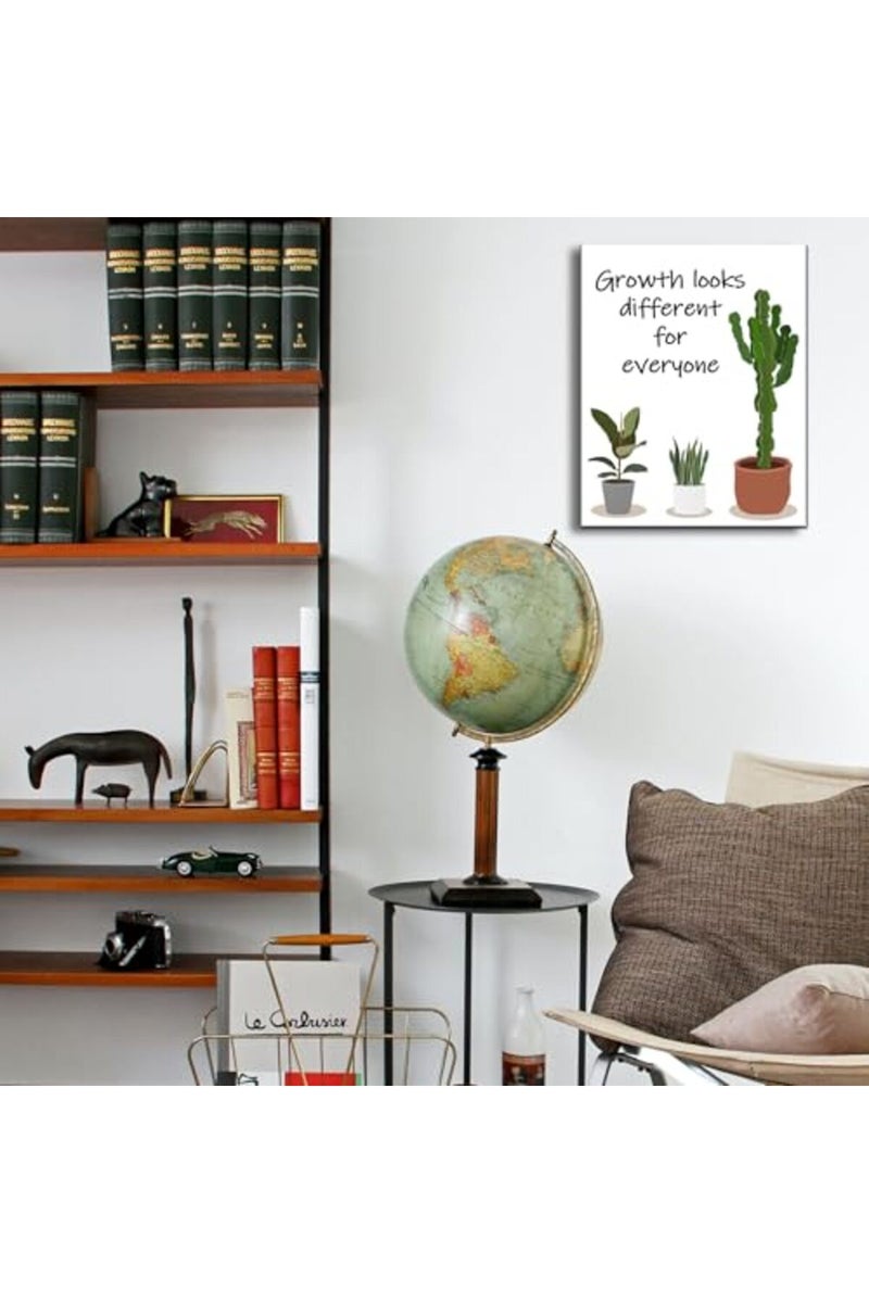 Ploceiny Growth Looks Different for Everyone Motivational Canvas Art - Image 5