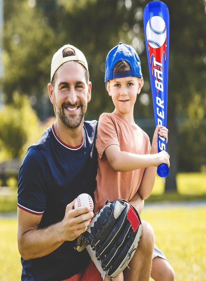 Fovths 24 Sets Inflatable Baseball Bats and Mini Foam Baseball Sports Stress Ball Sports Party Prizes for Birthday Party Supplies Sport Theme Toy - Image 5