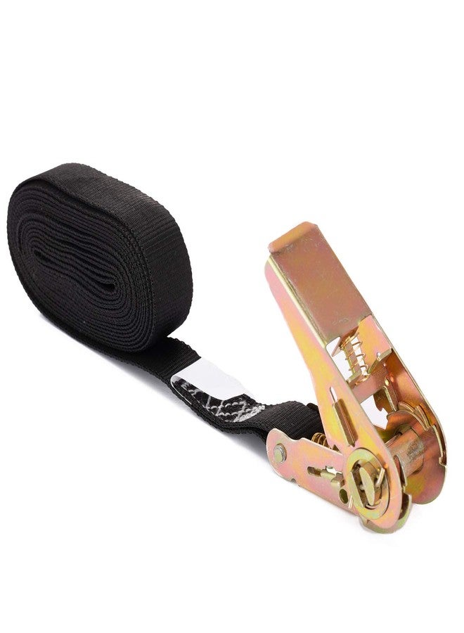 MOOCY Endless Ratchet Tie Down Straps Heavy Duty Cargo Tie Downs,NO Hook Nylon Black Strap Down Ratcheting Securing Straps,Luggage Straps for Motorcycles, Trailer Loads, Kayak - Image 1