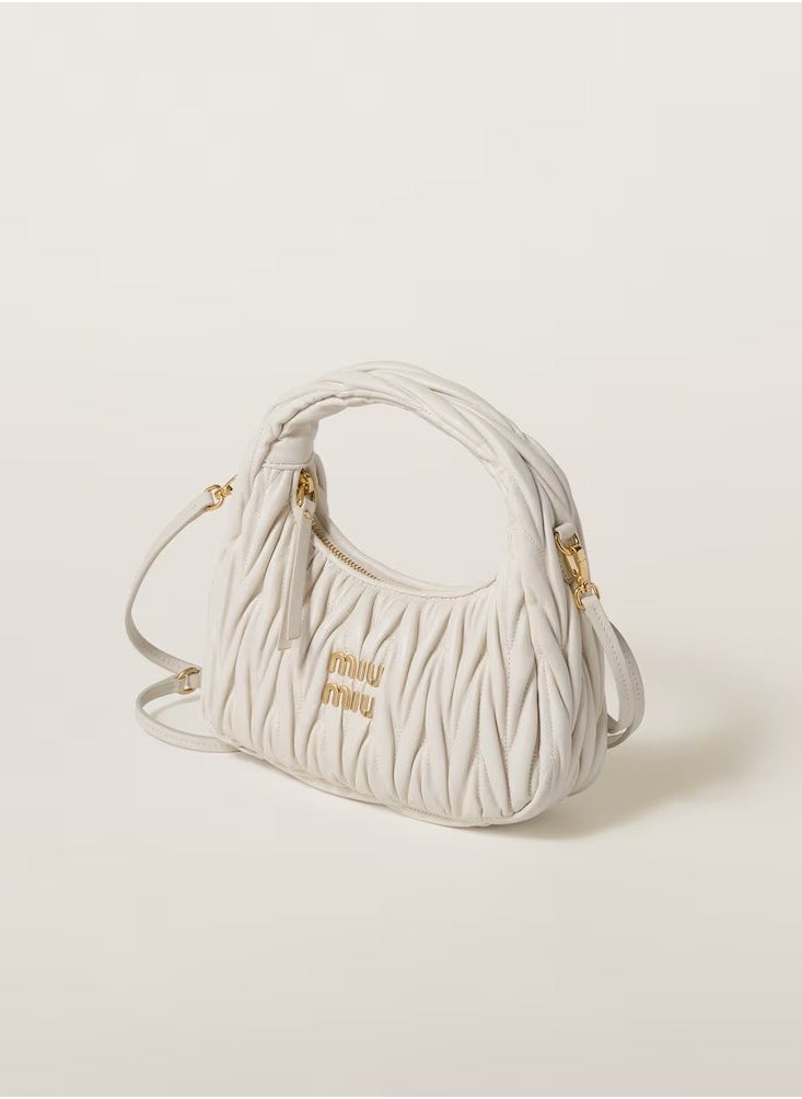 MIU - MIU Wander nappa leather hobo Shoulder Bag - Image 1
