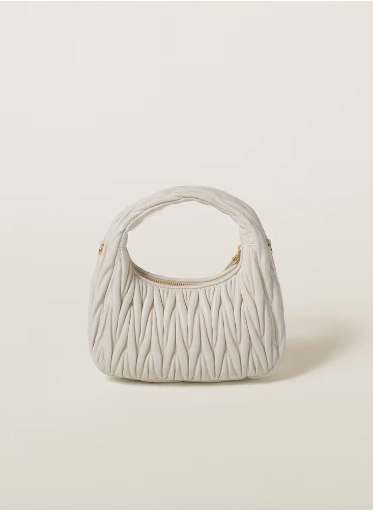MIU - MIU Wander nappa leather hobo Shoulder Bag - Image 1