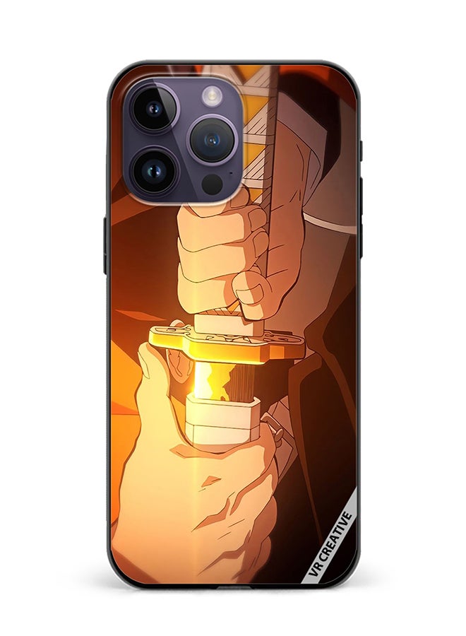 VR CREATIVE Protective Case Cover For Apple iPhone 16 Pro Max Sword Design Multicolour