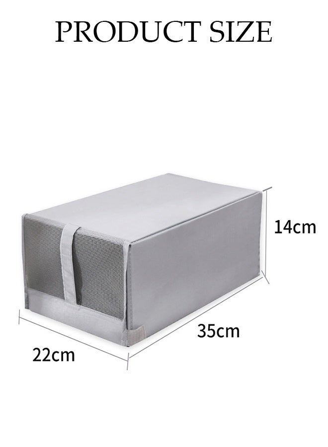 DUNISO 3PCS Shoe Storage Organizer Shoe Storage Cabinet Storage Bins for Closet Wardrobe Clothes Organizer, Shoe Bin, Shoe Organizer, Closet Storage Solution with Clear Window for Home - Image 2