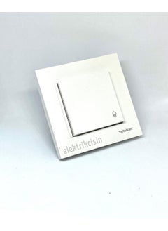 Netelsan Byobu White Covered Grounded Socket (Frame Included) - 1 Piece  - Image 3