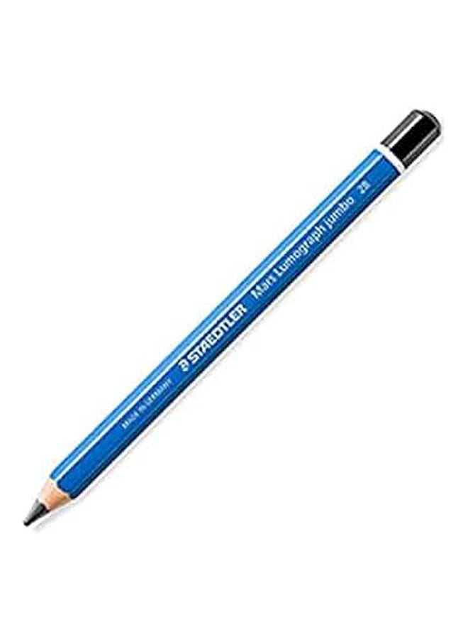 Mars Lumograph Jumbo 2B Pencil Blue - pzsku/Z881D727187FC3B51AF3EZ/45/_/1721587040/754df9a4-d5d3-4d3b-99b8-113d5cf259b1