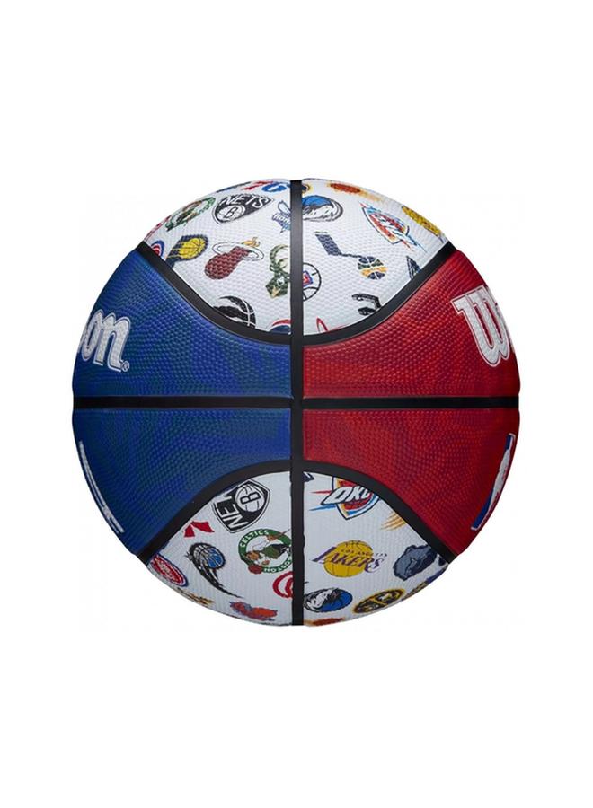 Wilson NBA All Team Moisture-Wicking Basketball Multicolor 29.5inch WTB1301XBNBA - Image 2