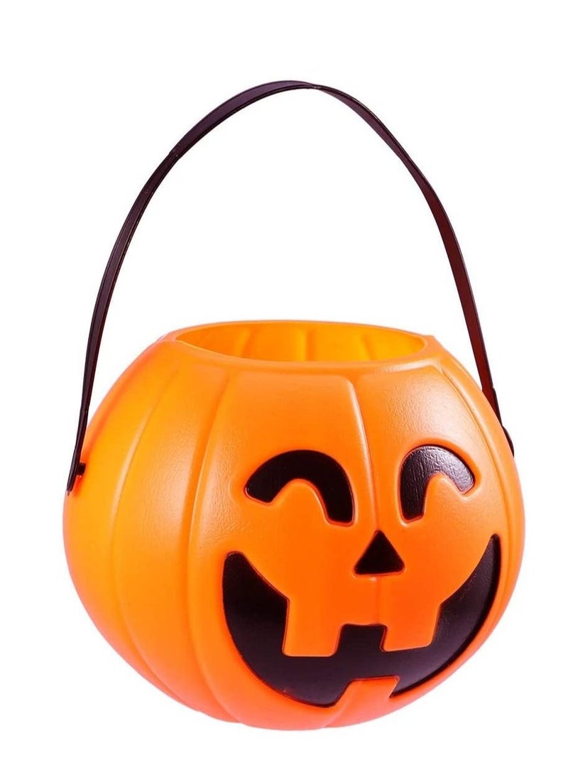 Brain Giggles Halloween Pumpkin Large Jack O' Lantern Candy Bucket 17cm Trick or Treat Bucket Halloween Decorations - Image 3