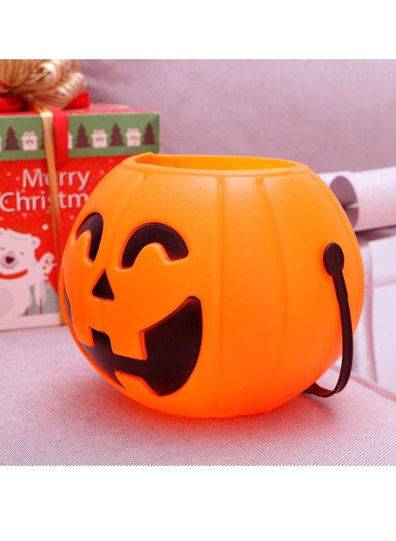 Brain Giggles Halloween Pumpkin Large Jack O' Lantern Candy Bucket 17cm Trick or Treat Bucket Halloween Decorations - Image 2