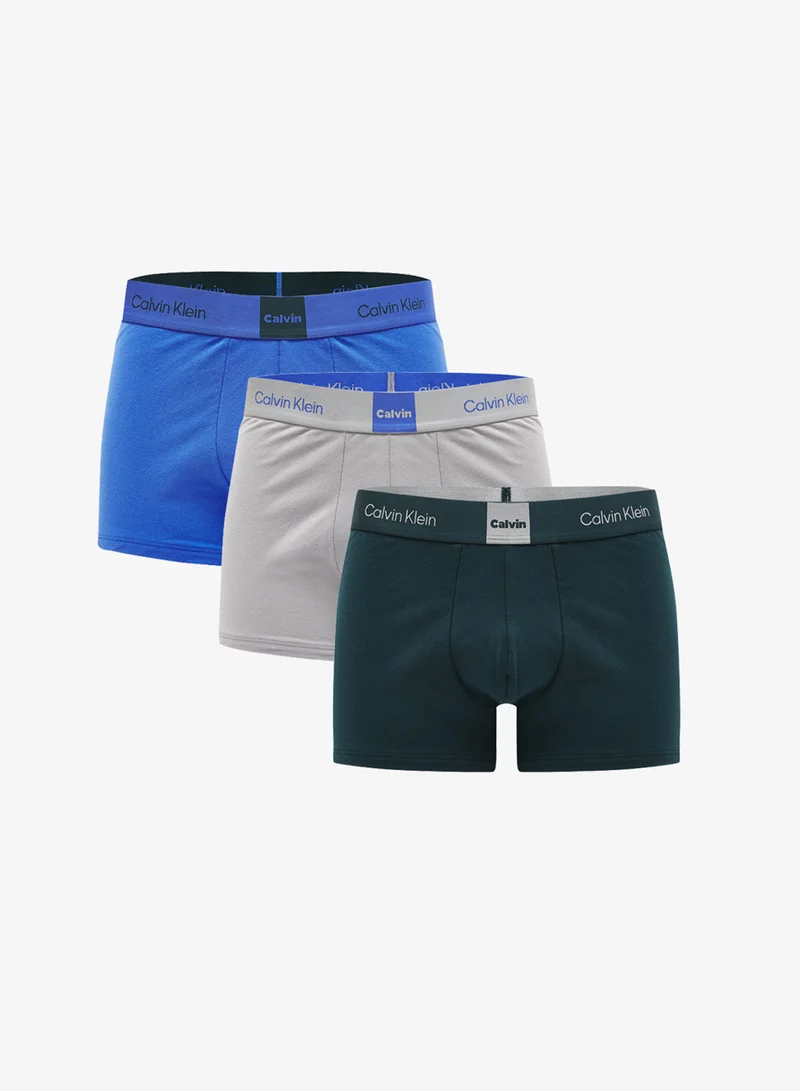 كالفن كلاين 3 Pack Trunks - Icon Logo Graphic