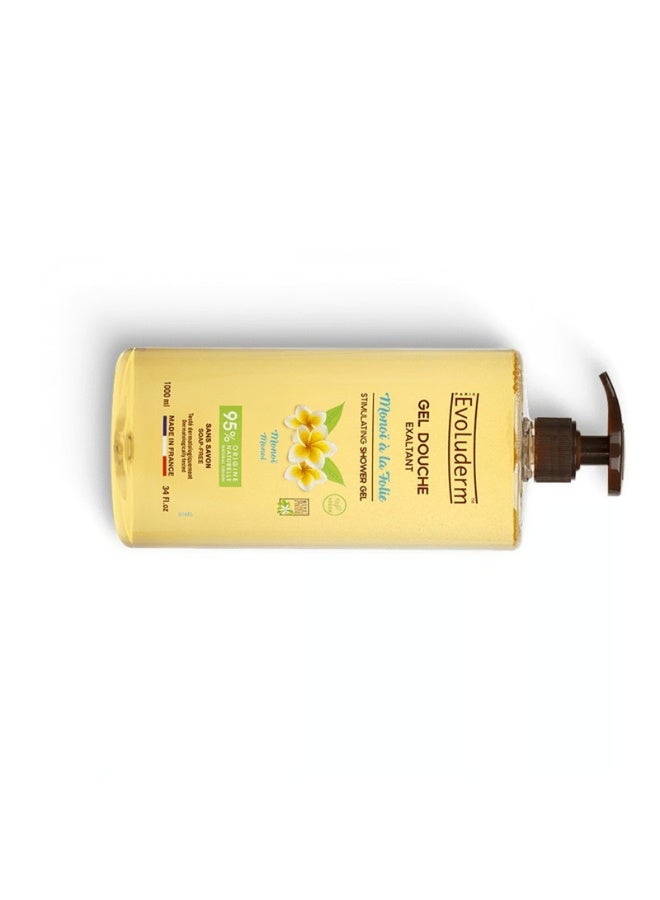 Evoluderm Monoï à la Folie Stimulating Shower Gel 1L - Image 2