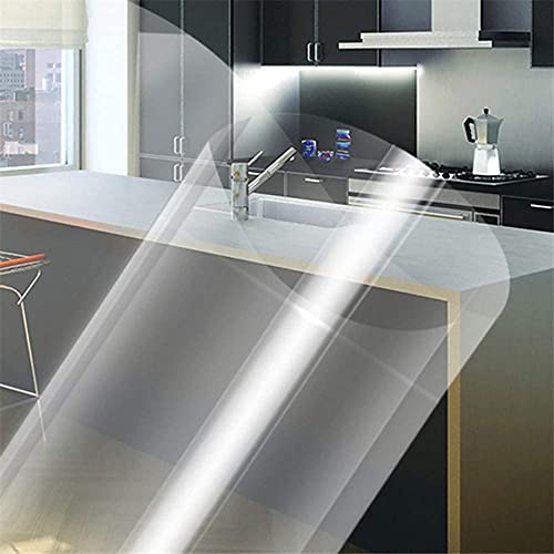HAPPYMATES 12 X 24 Inches Clear Transparent Kitchen Backsplash Protective Contact Paper Removable Clear Wall Protector Oil Proof Waterproof Sticker Easy to Clean - Image 2
