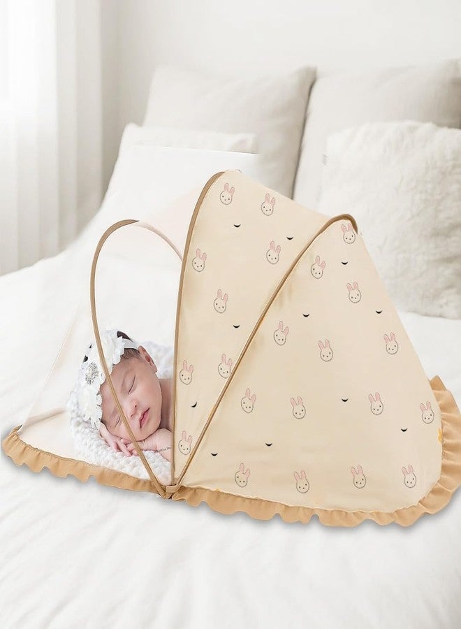 Tony Stark Folding Baby Mosquito Net, Bottomless Net for Infants with Honeycomb Mesh, Lightweight & Portable Mosquito Nets for Infants (Bunny Rabbit) - Image 1
