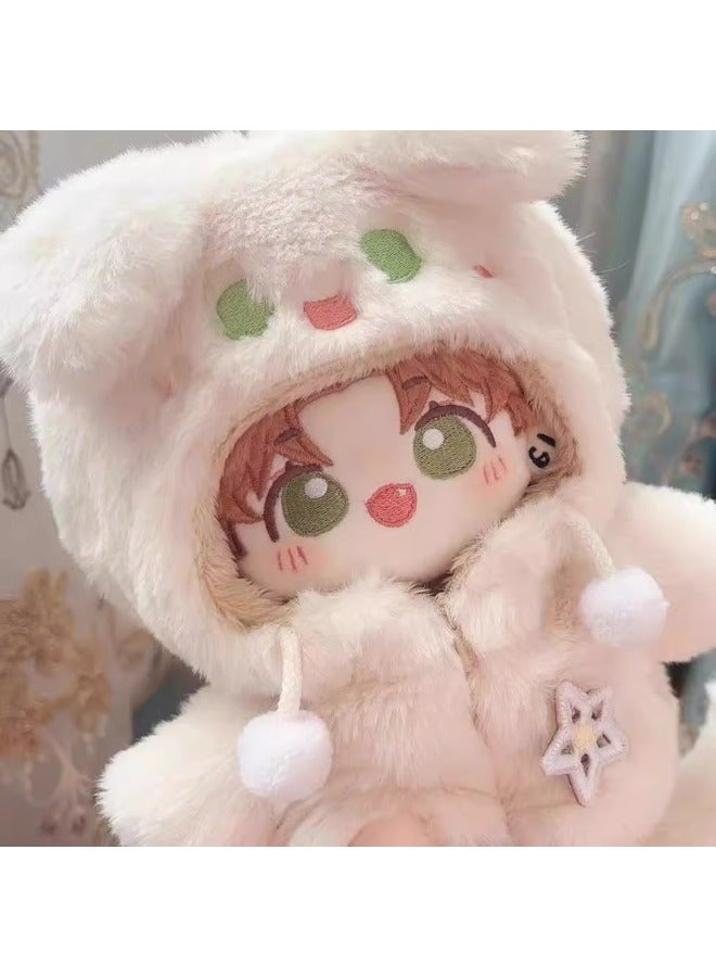 Bear Summer Cotton Doll Genuine Spot 20cm Bone Naked Doll Doll Boys Birthday Gift-Specifications:20cm With Skeleton Installed-Color:Gift Box Tote Bag - Image 2