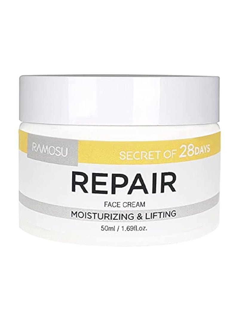 RAMOSU Ramosu] 28 ​Days Repair Face Cream | Moisturizing and lifting 1.69 fl oz - Image 2