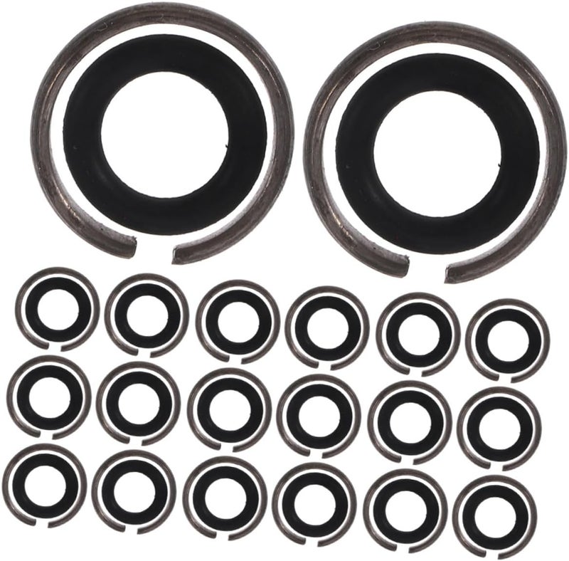 SHOWERORO 20 Sets Electric Pneumatic Wrench Retainer Rings and O-ring Clips for Replacement, Drive Socket Retaining Ring Accessories for Air Wrenches - Image 1