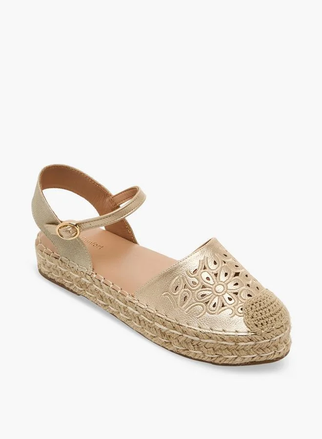 لو كونفورت Women Flatform Espadrille Sandals