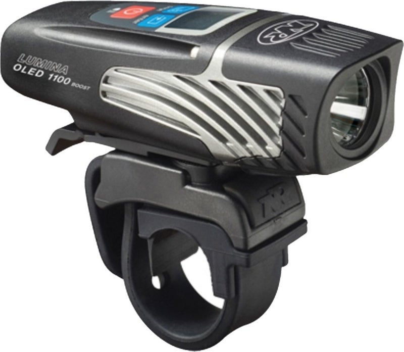 NiteRider Lumina 1100 OLED Boost USB Rechargeable MTB Road Commuter LED Bike Light with Display Screen Powerful Lumens Water Resistant Bicycle Headlight, LED Front Light Easy to Install - Image 2