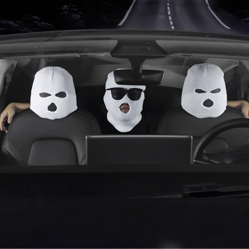 JNNJ 2 Pieces Breathable White Headrest Cover for Cars - Image 4