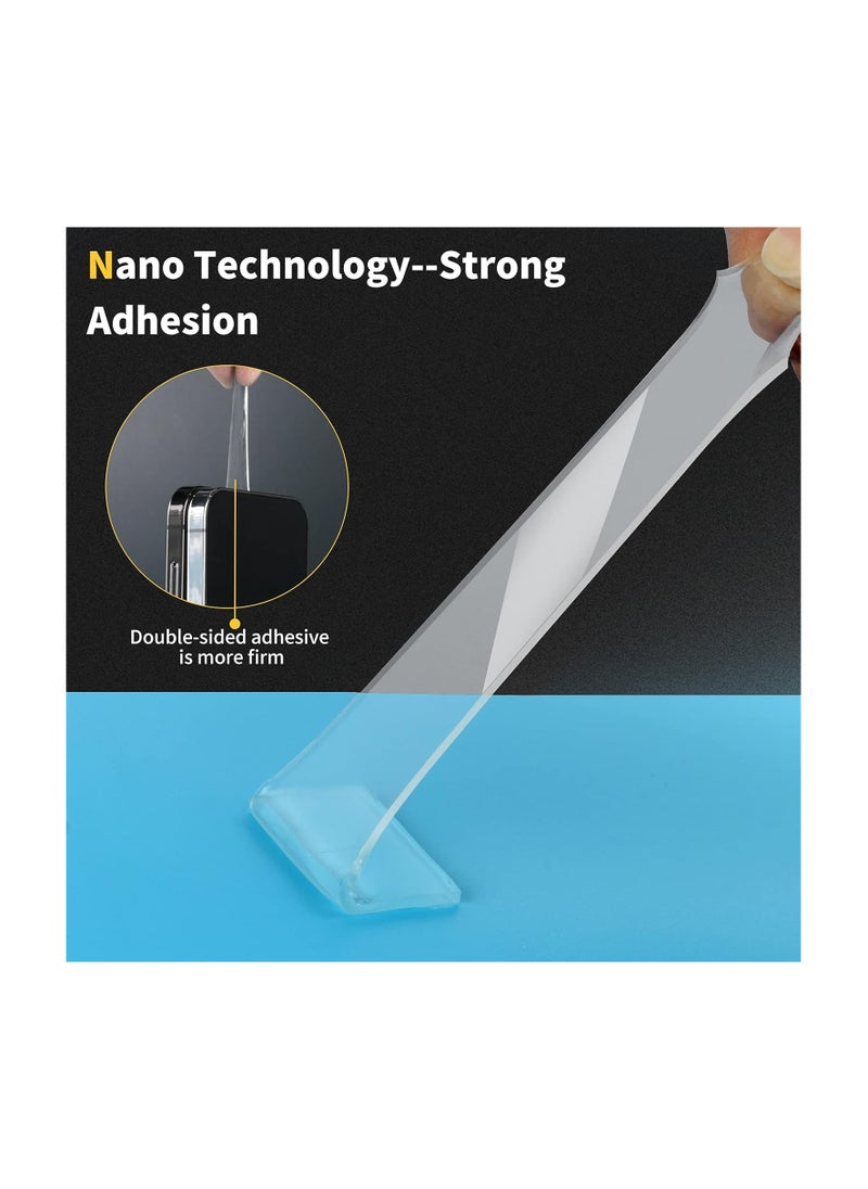 O Ozone - 5M Strong Adhesive Double Sided Tape Heavy Duty for Kitchen and Home Use, Transparent Traceless Acrylic Tape Strong Sealant Tape - Image 1