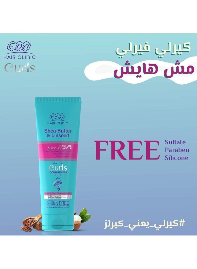 Eva Hair Clinic Curls Conditioner (Packaging may vary) 230 ml - Image 3