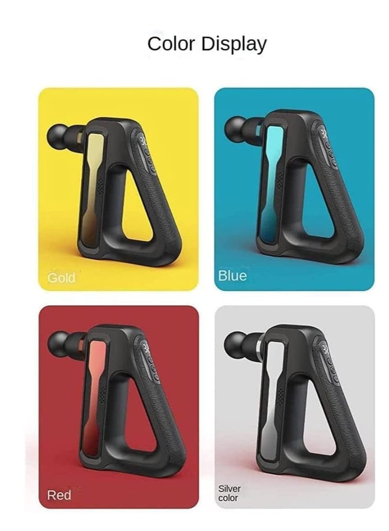 إلترازون Triangle Massage Gun Deep Tissue LCD Display Back Massager Gun for Athletes Muscle Massage Gun for Pain Relief with 32 Speed Levels & 8 Different Massage Heads (ELT-T-1) - Image 5