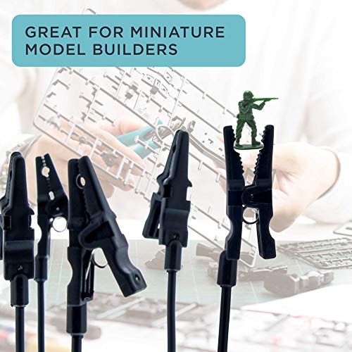 Master Airbrush 6 Station Airbrush Holder with Air Manifold - Holds 8 Airbrushes with Regulated Air Flow Control - Airbrush Stand for Artists and Modelers - Image 5