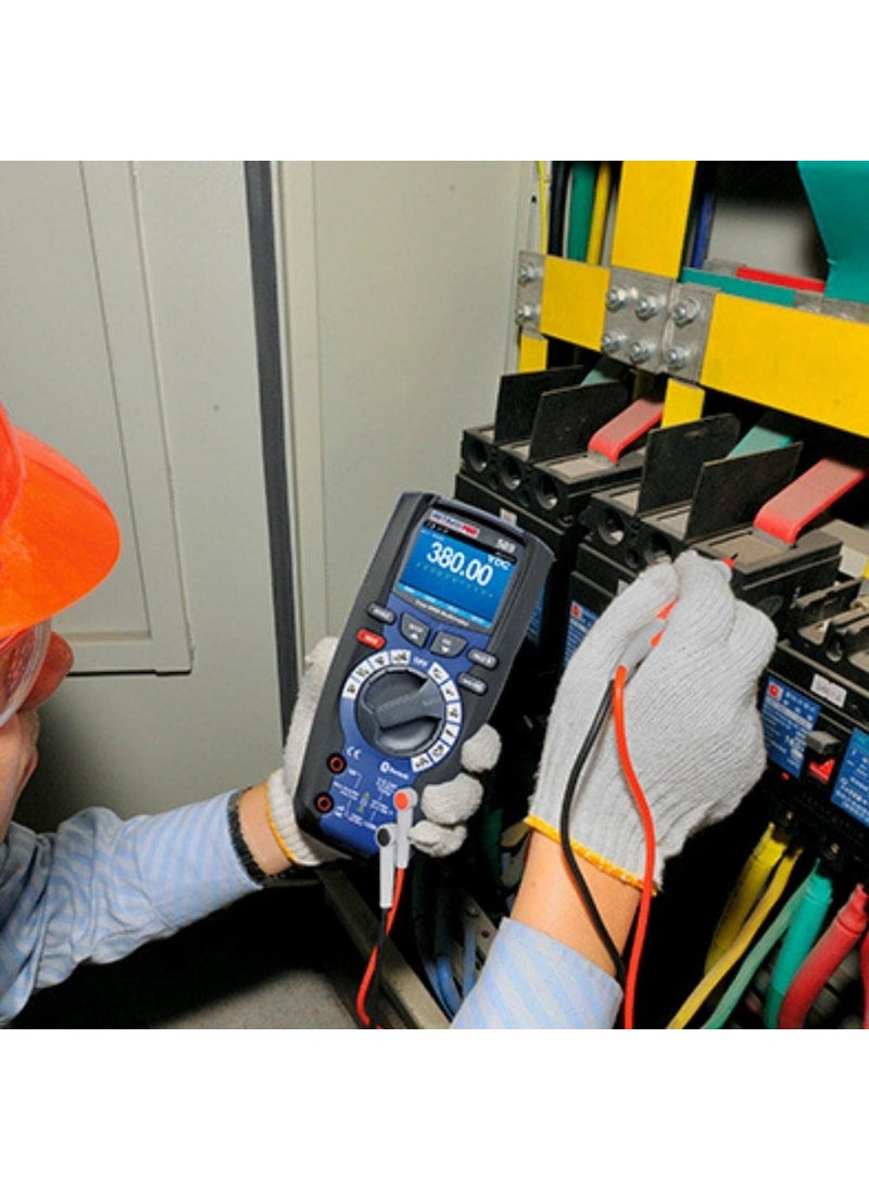 METRAVI Metravi PRO 589 Digital TRMS Multimeter with Bluetooth TFT Screen Trend Capture Data Logging  - Image 2