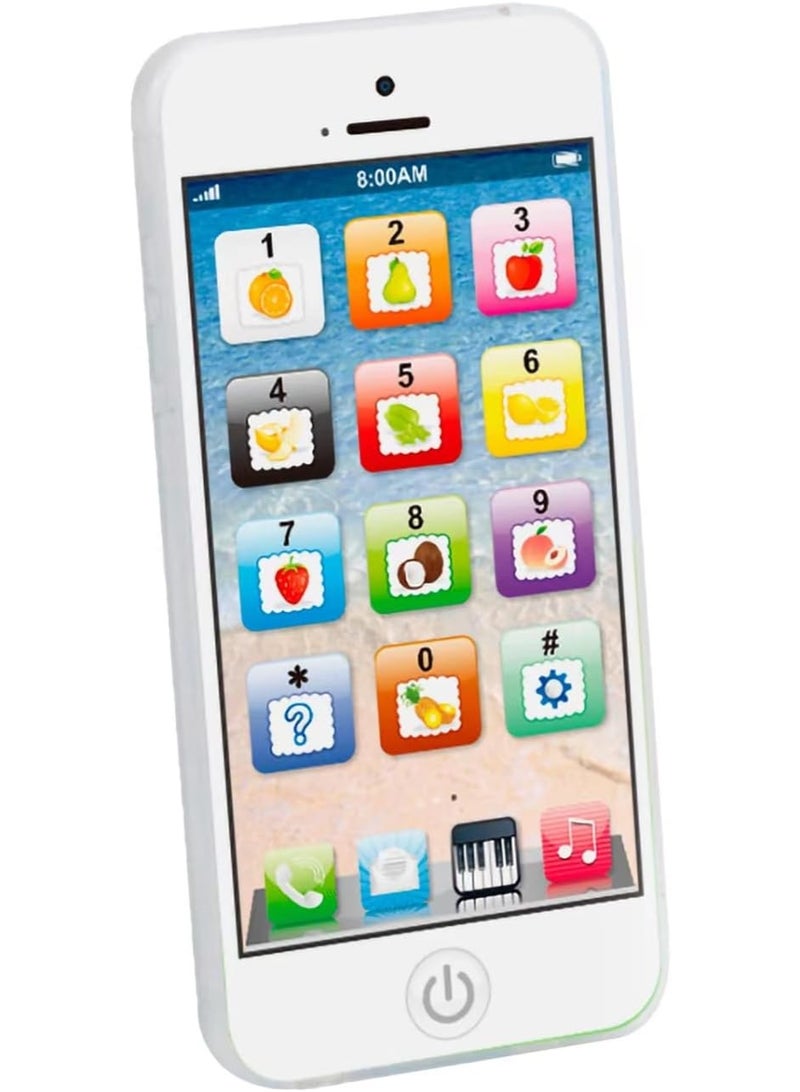 موبايل ألعاب تعليمي للأطفال – لعبة موبايل تفاعلية متعددة الوظائف( بالأضواء والموسيقى )– هدية تعليمية للأطفال الأولاد والبنات - Image 1