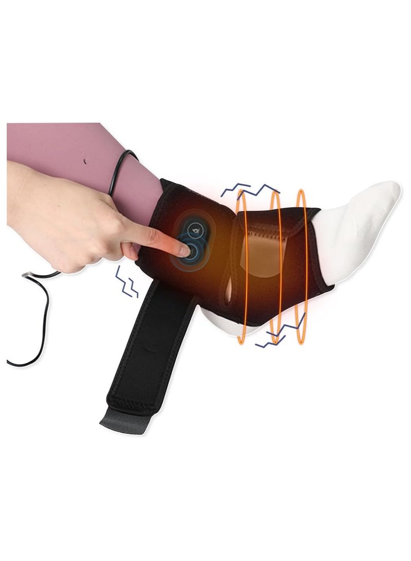 general Heated ankle brace with vibrating USB foot heating pad winter foot warmer for circulation, with 3 heating levels and 3 vibration modes adjustable - Image 1