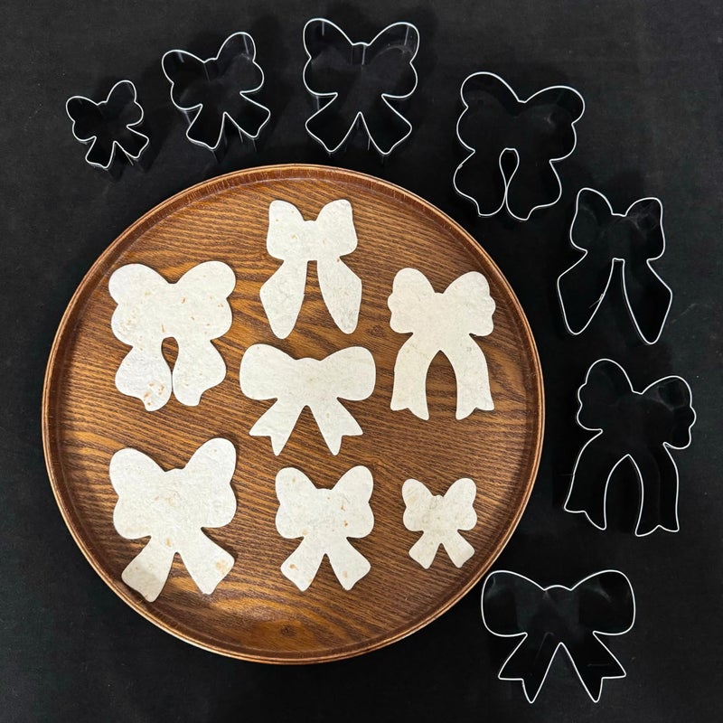 Auktosmn Bow Cookie Cutter Set-7 Piece-2.2" to 4.0"-Dishwasher Safe - Metal Cookie Cutter for Baking - Perfect for Baby Shower, Birthday, Wedding, and Graduation Cookies - Image 5
