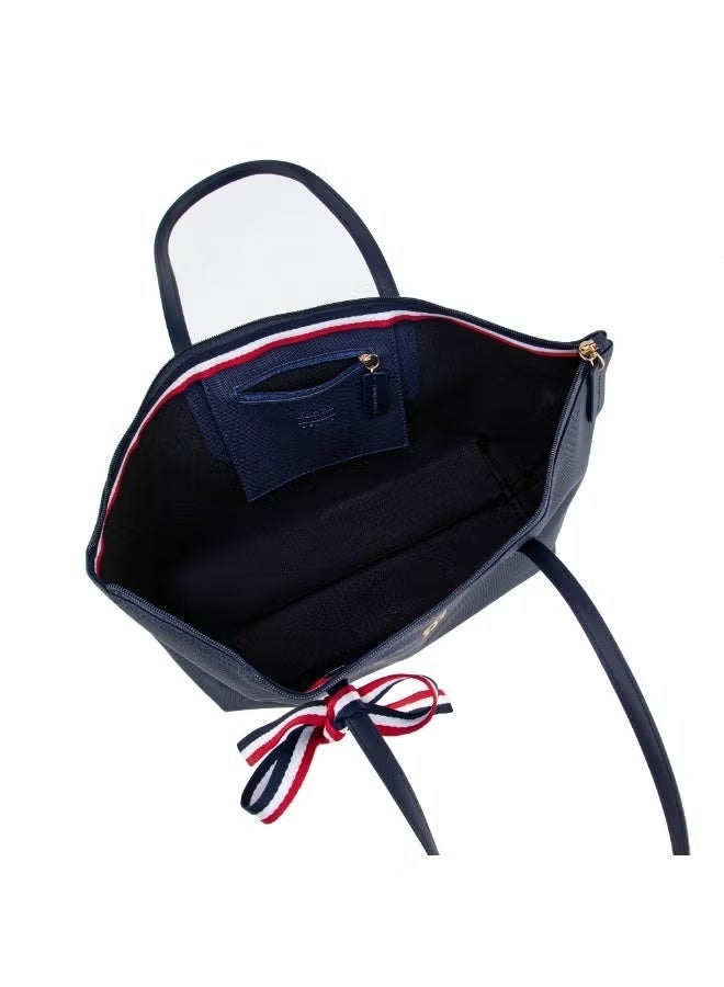 Tommy Hilfiger Denim Tommy Hilfiger Women's Tote Bags, Fashion Versatile Signature Tape Large Capacity Shoulder Bag Handbag for Travel, Work, Gym, - Image 4