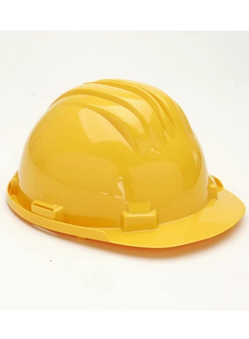 Adjustable Polyethylene 6-Point Industrial Safety Helmet - Protective Construction Work Cap For Industrial And Structural Workers  - Image 1