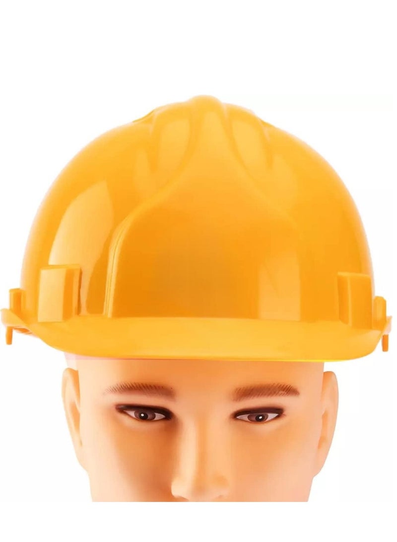 Adjustable Polyethylene 6-Point Industrial Safety Helmet - Protective Construction Work Cap For Industrial And Structural Workers  - Image 4