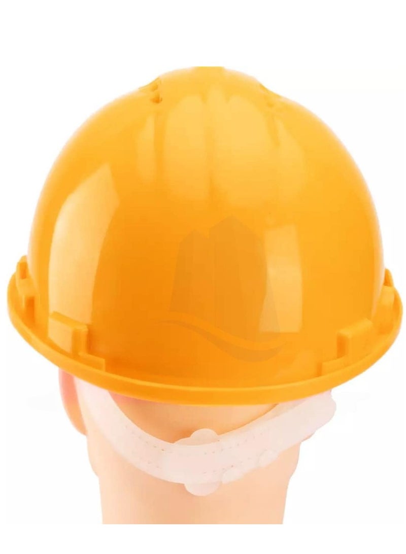 Adjustable Polyethylene 6-Point Industrial Safety Helmet - Protective Construction Work Cap For Industrial And Structural Workers  - Image 5