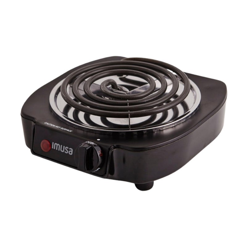 IMUSA USA GAU-80305 Electric Single Burner 1100-Watts, Black - Image 1