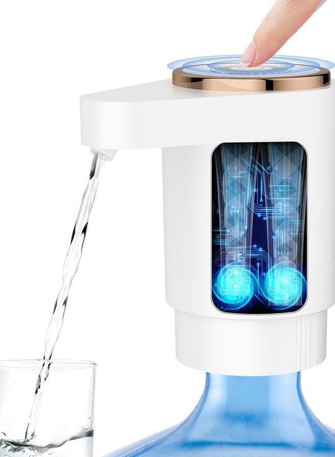 LADFAR 5 Gallon Water Dispenser Pump, Electric Water Bottle Pump USB Charging - Image 1