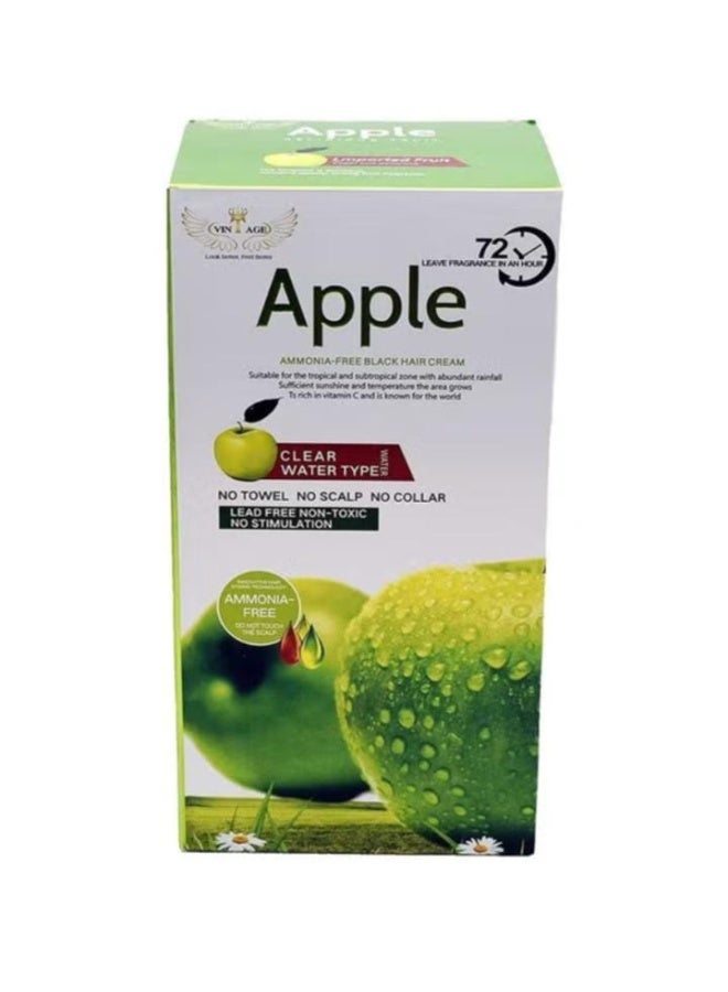 Apple Ammonia Free Black Hair Color 500ml