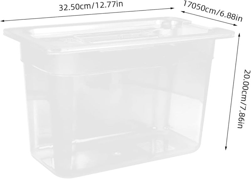 حاوية طهي بطيء شفافة صندوق تخزين طعام سوس فيد حقيبة مطبخ - Image 3