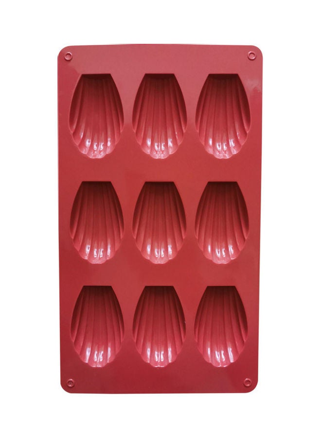 NIBEMINENT Madeleine Silicone Baking Mould Brown 29 x 17cm - Image 3