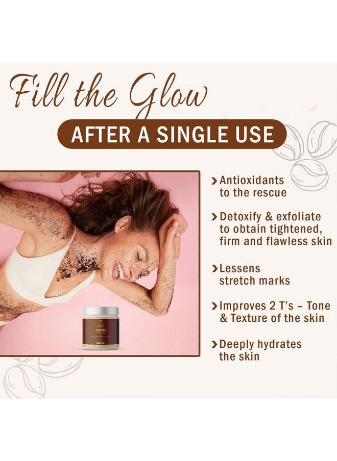 7 Days - Coffee Body Scrub ; Remove Dead Skin ; Reduced Stretch Marks ; Provide Radiant & Glowing Skin ( 100 G ) - Image 1