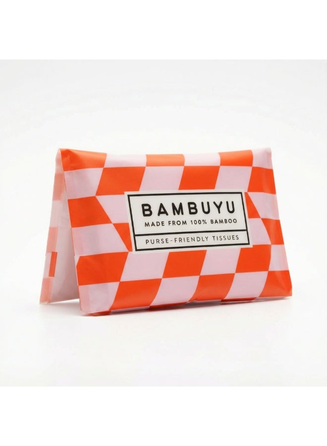 Bambuyu Slim Pocket Tissue – Single Pack x 10 Sheets | 3-Ply Facial Tissues | Premium Eco-Friendly Slim Pocket  Tissues | Non-Toxic, Plastic-Free | Perfect for Purse, Pocket, Clutch (Orange or Green) - Image 1
