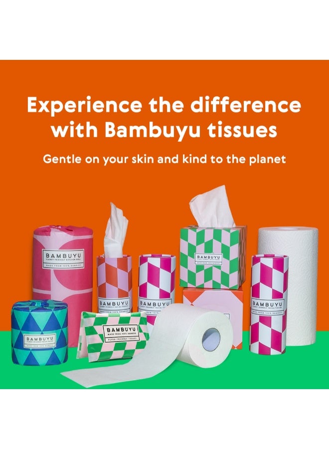 Bambuyu Slim Pocket Tissue – Single Pack x 10 Sheets | 3-Ply Facial Tissues | Premium Eco-Friendly Slim Pocket  Tissues | Non-Toxic, Plastic-Free | Perfect for Purse, Pocket, Clutch (Orange or Green) - Image 5