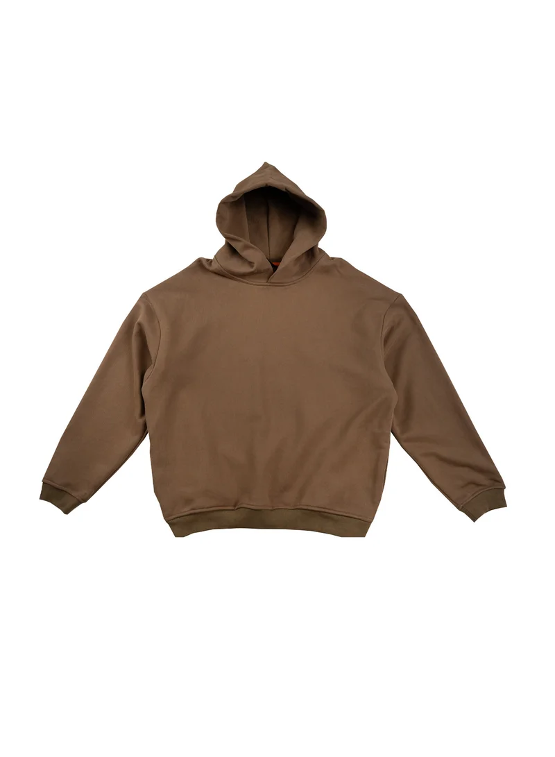 Tanjim Squad TS PLAIN HOODIE-BROWN