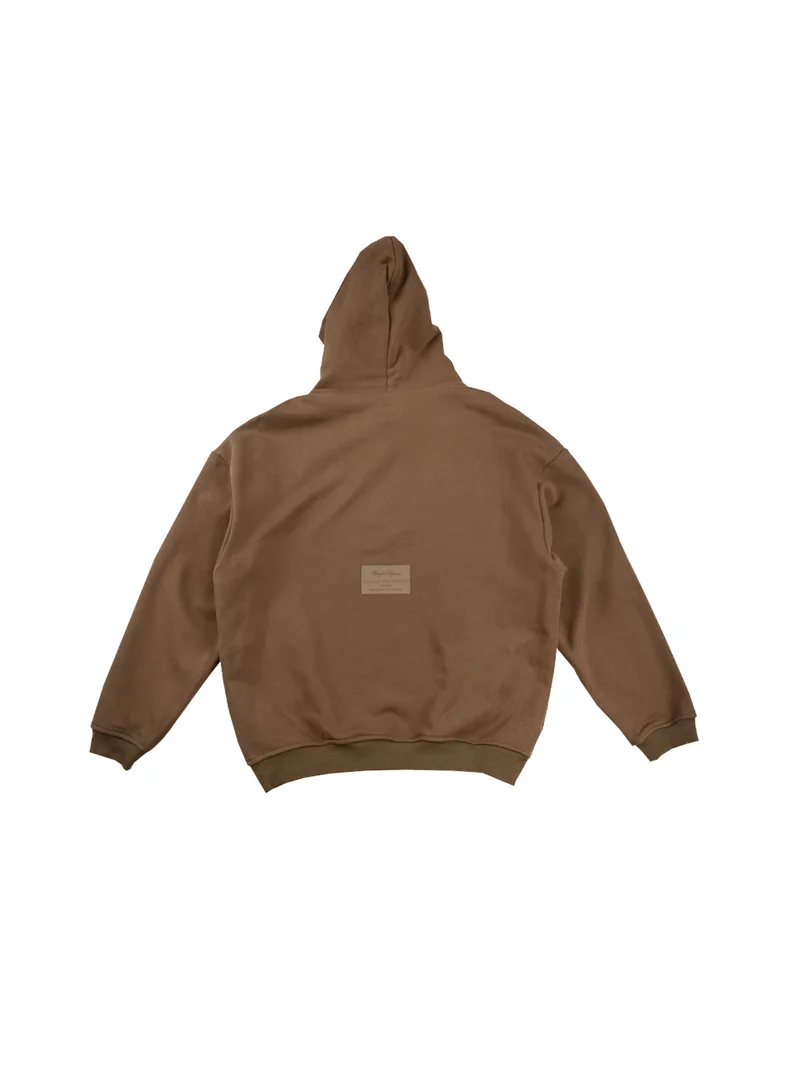 Tanjim Squad TS PLAIN HOODIE-BROWN