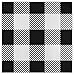 Iconikal 75Count Black Gingham Disposable Paper Party Napkins White Buffalo Plaid Dinner Size - Image 1