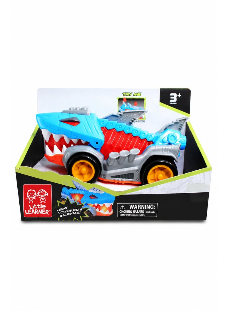 Little Learners Little Learner M.A.R.S. Chompin’ Racer (Shark) - Motorized Vehicle with Jaw Chomping Action - Image 3